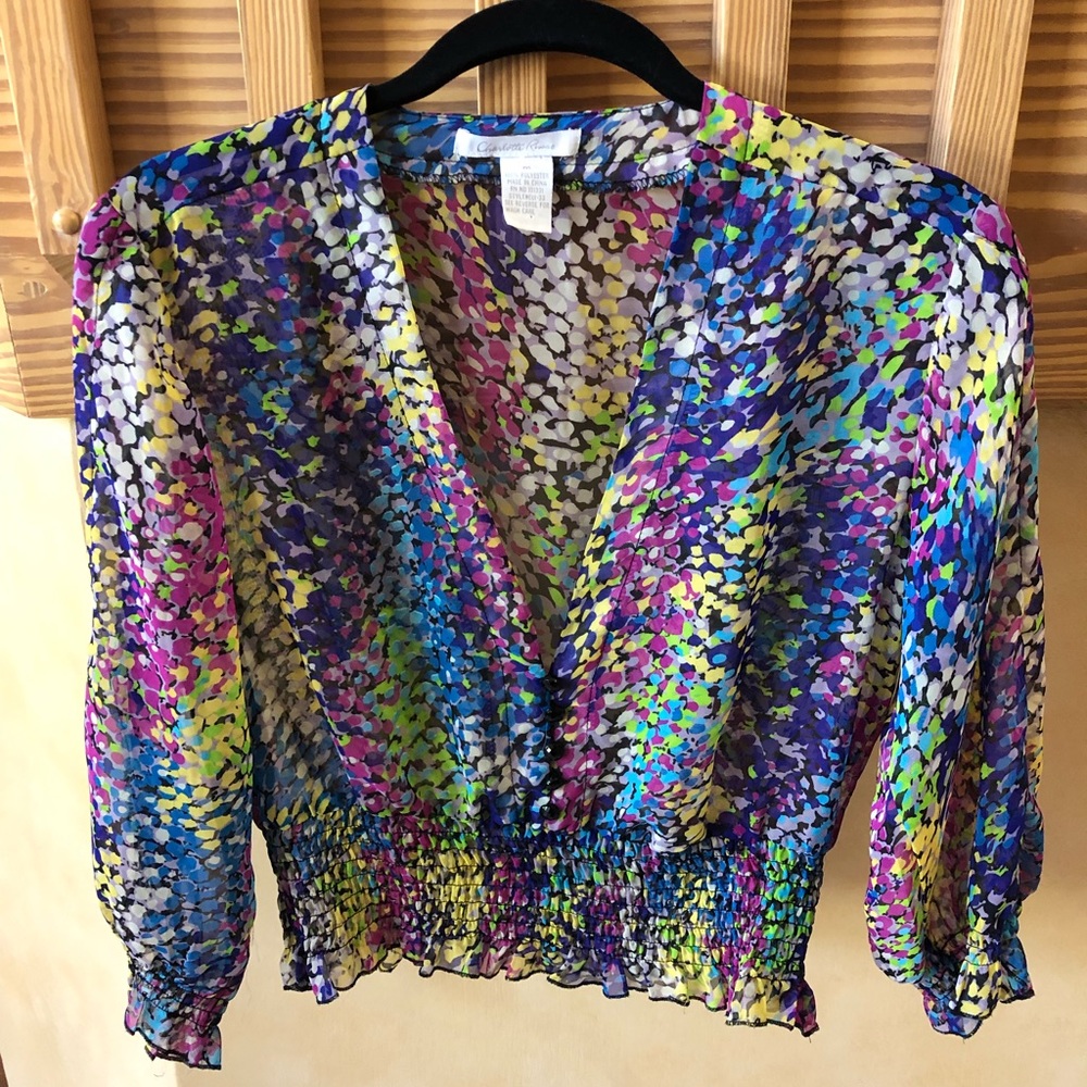 Charlotte Russe Sheer Blouse